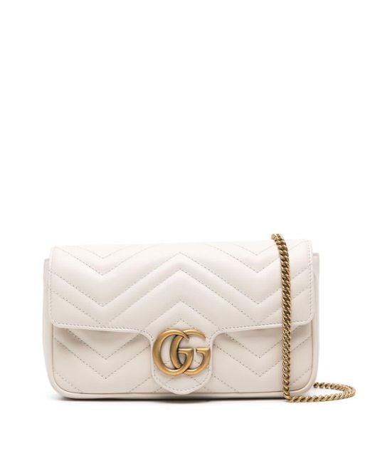 Gucci Black gg Marmont Mini Shoulder Bag