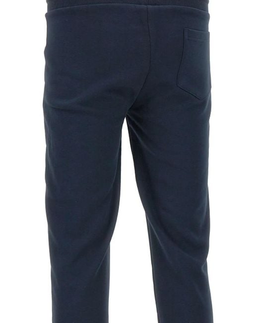 Colmar Blue Logo-Patch Cuffed Track Pants for men