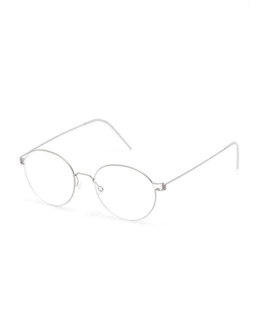Lindberg Metallic Panto Glasses