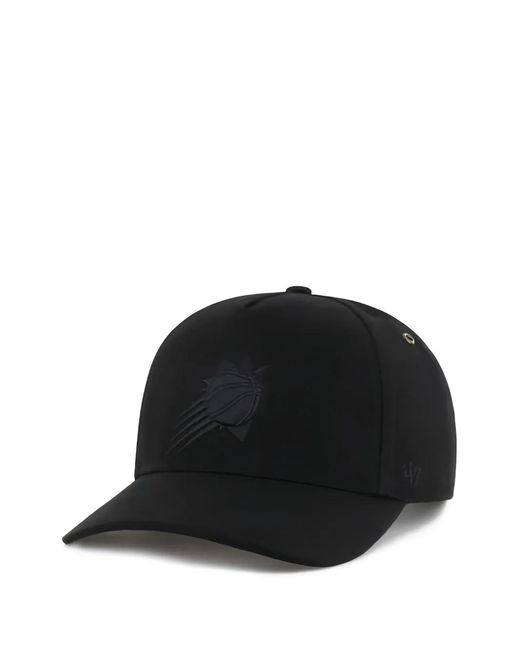 KTZ Black Embroidered-Logo Baseball Cap for men