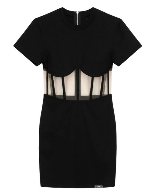 RTA Black Angela Mini Dress