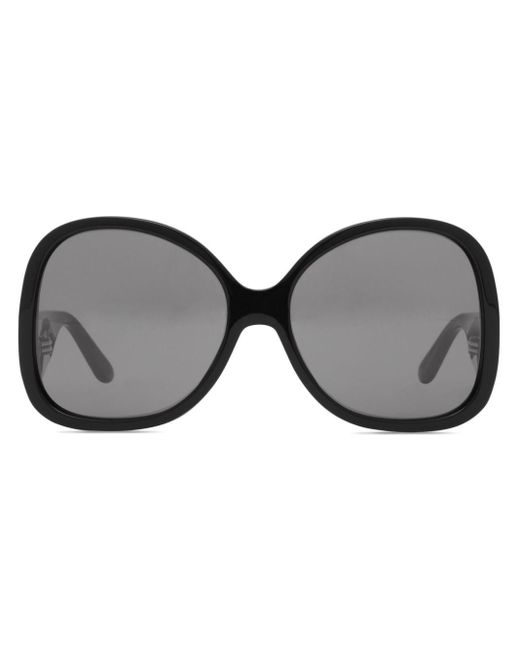 Gafas de sol Hyper con montura oversize Courreges de color Black
