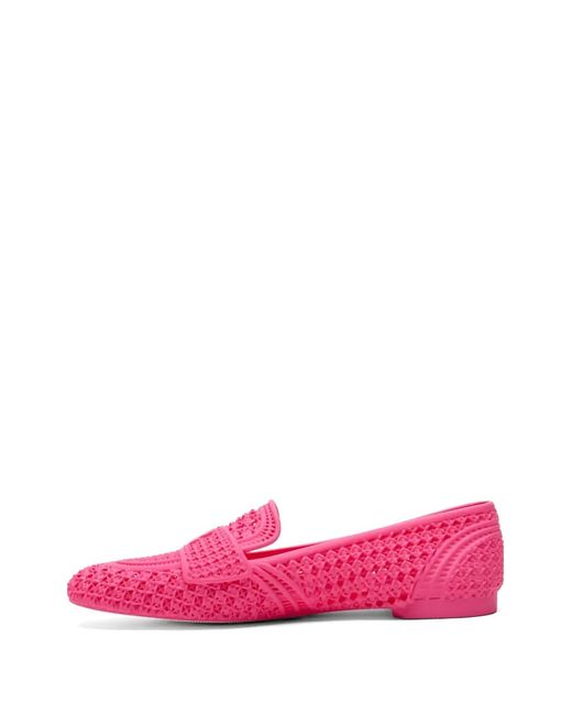 Casadei Pink 3D-Printed Loafers