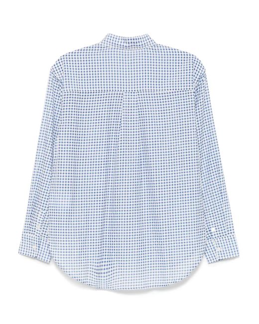 Chocoolate Blue Patterned Shirt
