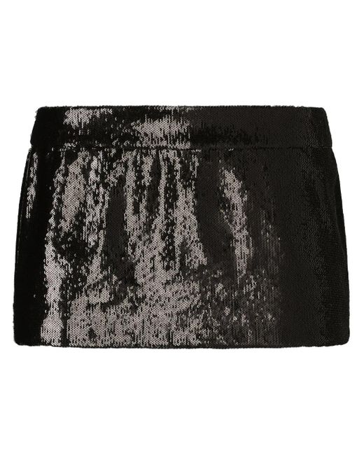 Dolce & Gabbana Black Mini Skirt