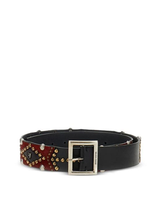 Golden Goose Deluxe Brand Black Sierra Leather Belt