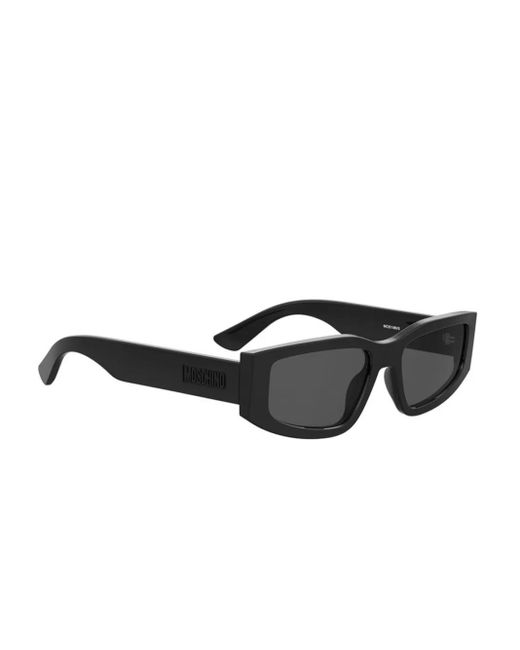 Moschino Zonnebril Met Logoplakkaat in het Black voor heren