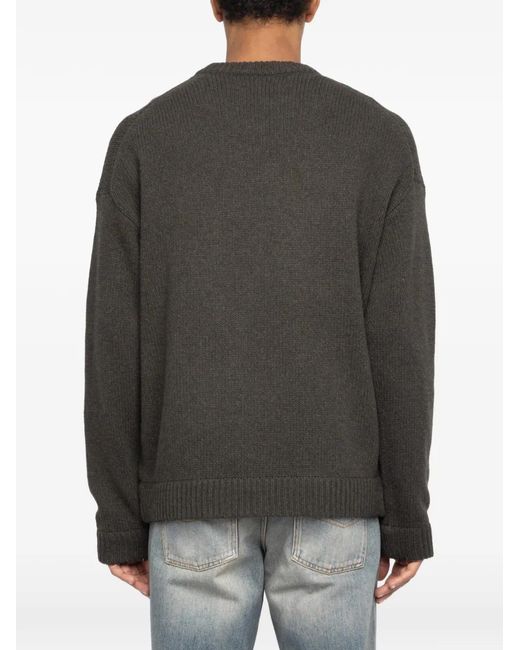 Zadig & Voltaire Green Marko Snake-Motif Sweater for men