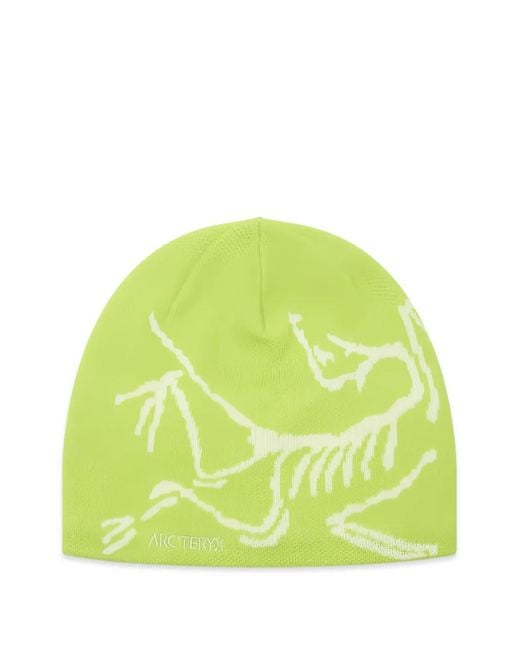 Arc'teryx Green Logo-Intarsia Beanie Hat