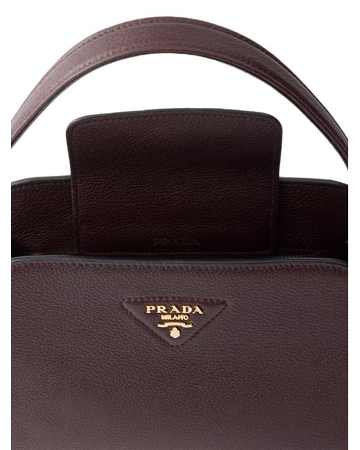 Prada Black Leather Mini Handbag
