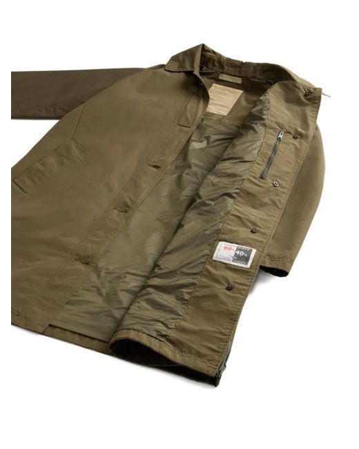 Woolrich Green Faux-Fur Padded Coat