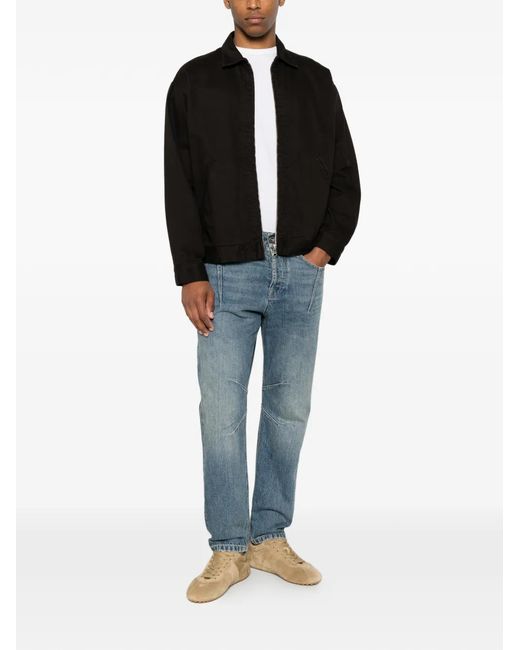 Eleventy Blue Panelled Button Jeans for men