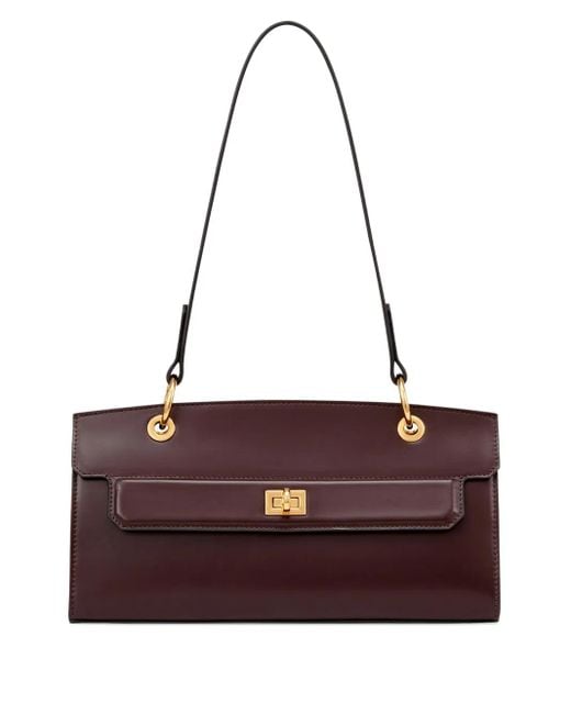 POTAMY Purple Medium Flap Shoulder Bag