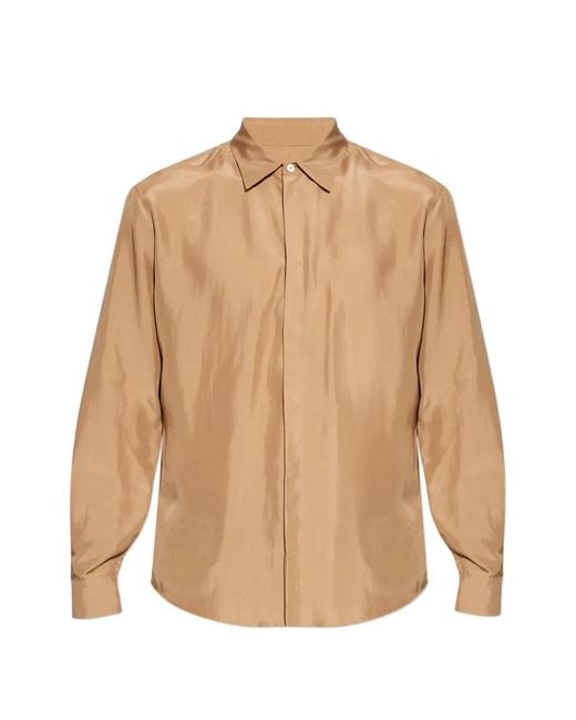 DSquared² Natural Chemise À Manches Longues for men