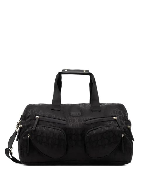 Liu Jo Logo-pattern Duffle Bag Black
