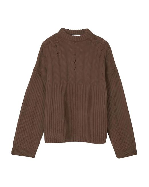 Maglione A Coste di CECILIE BAHNSEN in Brown