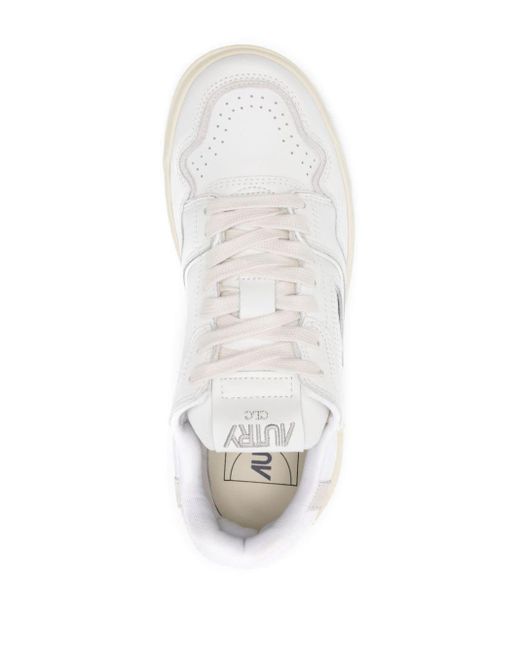 Autry White CLC Sneakers aus Leder
