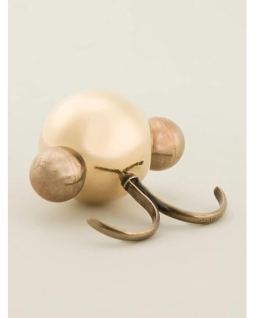 Lanvin Natural Round Shape Double Ring