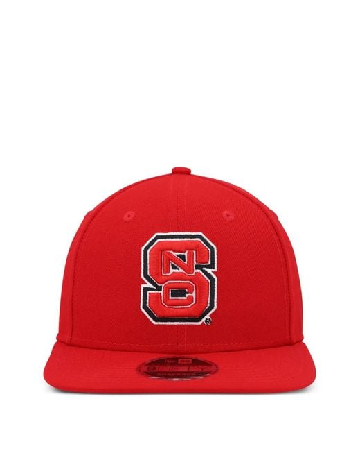 KTZ Red 9Fifty Nc State Wolfpack Snapback Hat for men