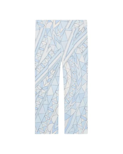 Emilio Pucci Blue Capri Pants