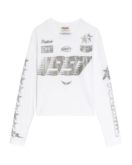 Zadig & Voltaire White Io T-Shirt