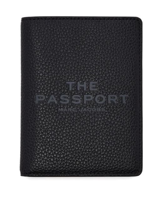 Marc Jacobs Black The Leather Passport Case