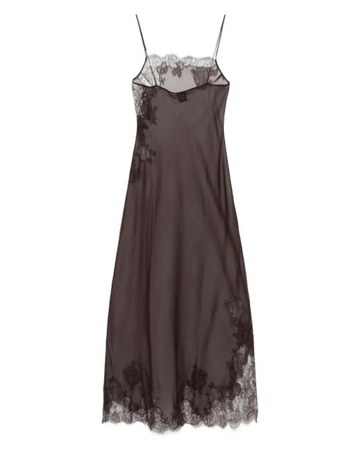 Abito Stile Sottoveste di Carine Gilson in Brown