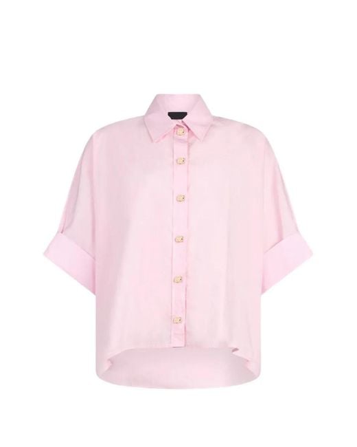 Liu Jo Pink Button Shirt
