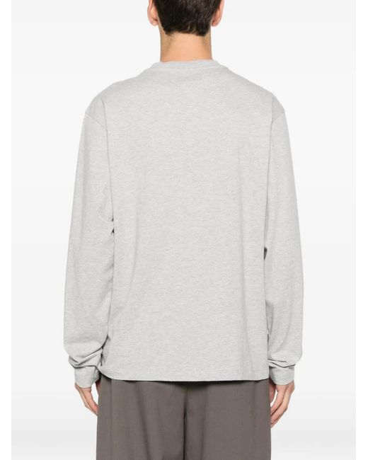 Pack de tres camisetas con cuello redondo Jil Sander de hombre de color White