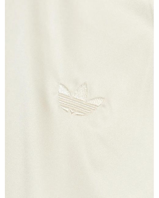 Adidas White Embroidered Sweatshirt