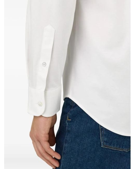 Boggi White Collar Button Shirt for men
