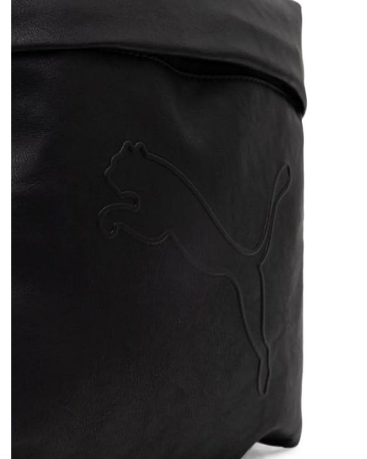 PUMA Black Sac À Dos Zippé À Logo Embossé