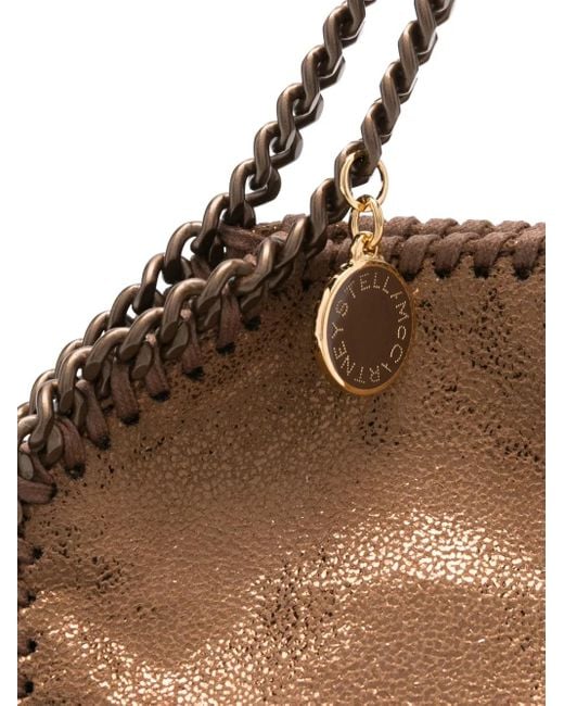 Stella McCartney Brown Handtasche mit Kettendetail