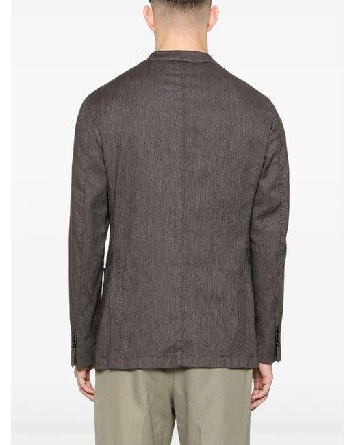 Boglioli Gray K-Jacket Blazer for men