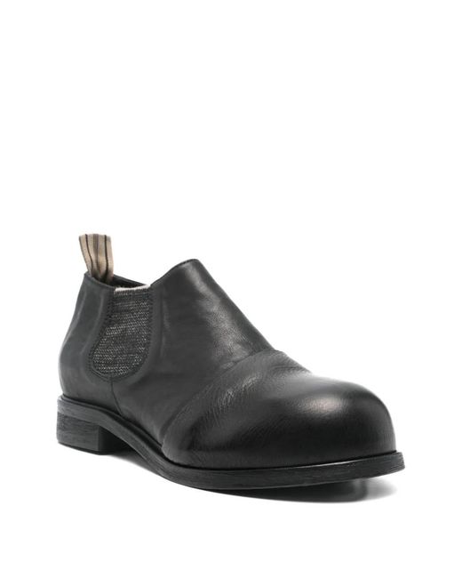 Ziggy Chen Black Elasticated-Panel Boots