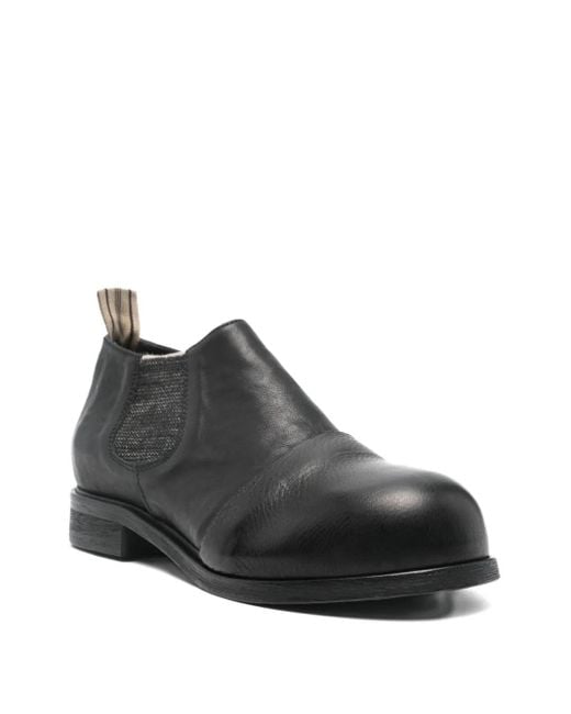 Ziggy Chen Black Elasticated-Panel Boots