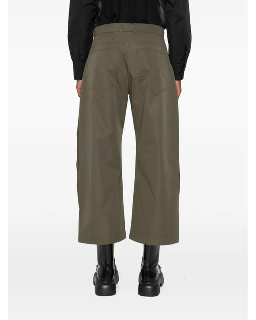 Litkovskaya Green Patch Wide Trousers