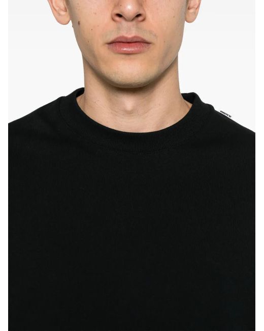 Jil Sander Black Cotton T-Shirt for men