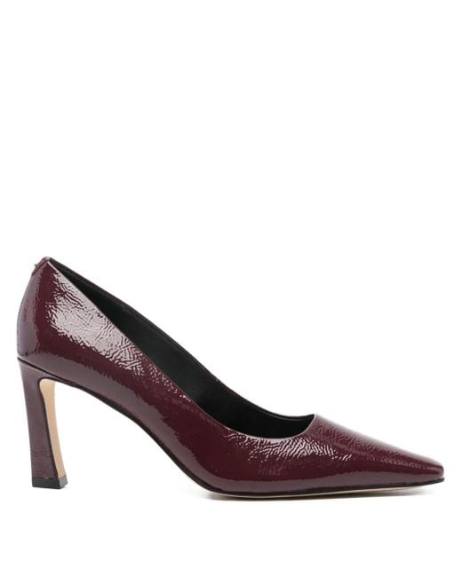 Michael Kors 76 Mm Pumps Met Vierkante Neus in het Purple