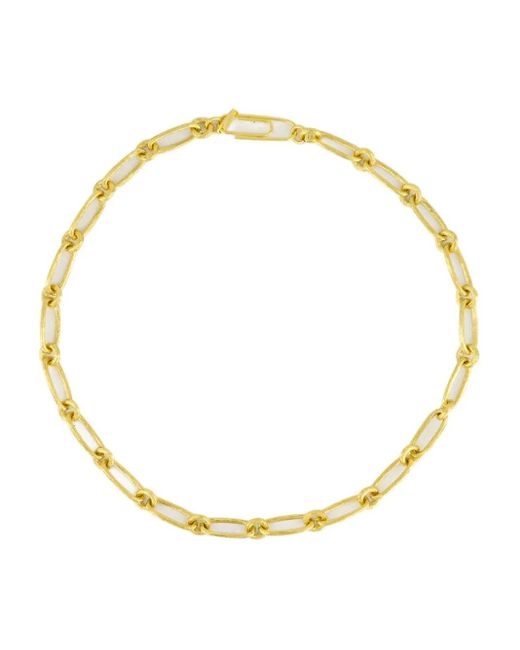 Aurelie Bidermann Halsketting Met Gelakte Afwerking in het Metallic