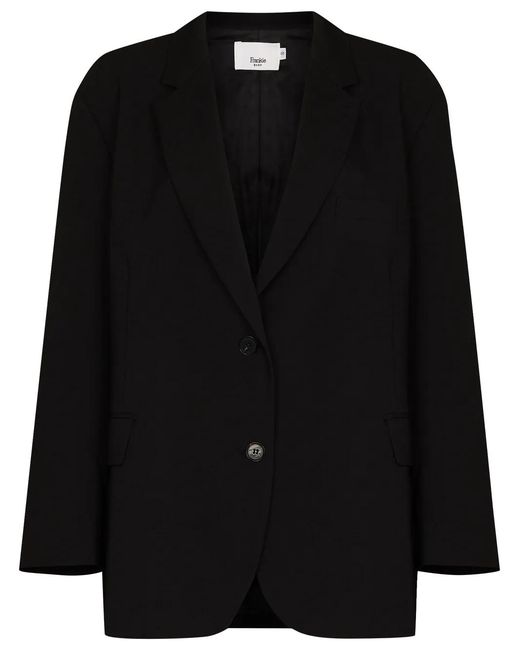 Frankie Shop Black Bea Oversized Blazer - Women's - Polyester/spandex/elastane