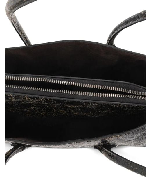 The Attico Black "La Passeggiata Small" Top Handle Bag