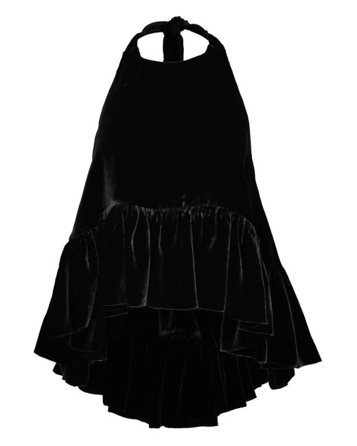 Top Winston con volantes Azeeza de color Black