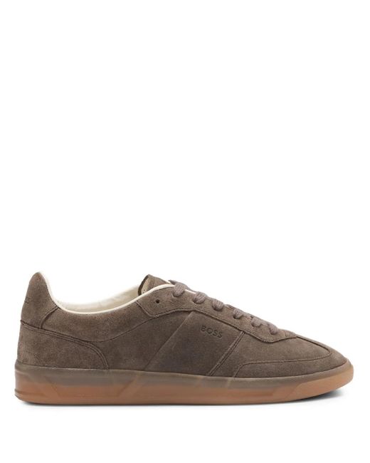Baskets En Daim Boss en coloris Brown