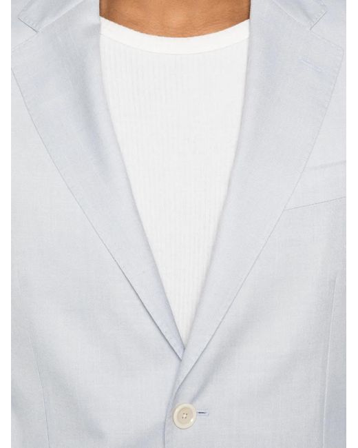 Lardini White Patch-Pocket Jacket for men