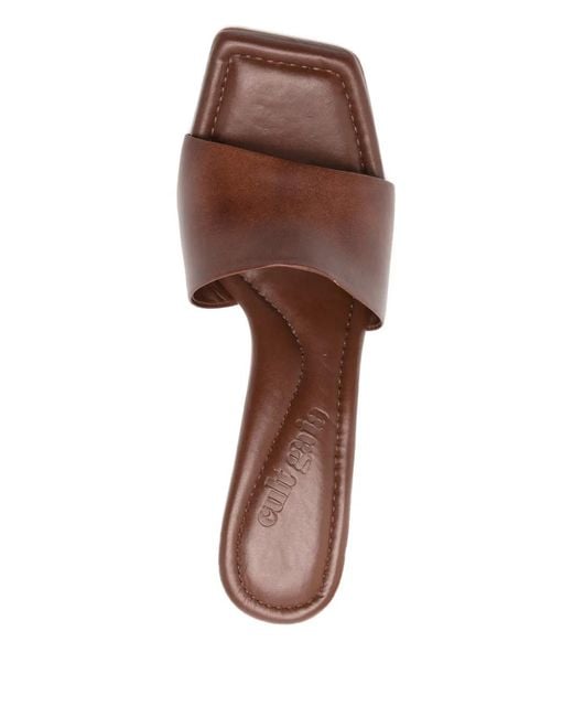 Cult Gaia Brown 100Mm Mahina Sculpted-Heel Sandals