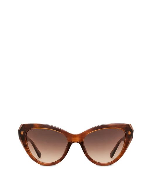 Furla Brown Cat-Eye-Frame Sunglasses