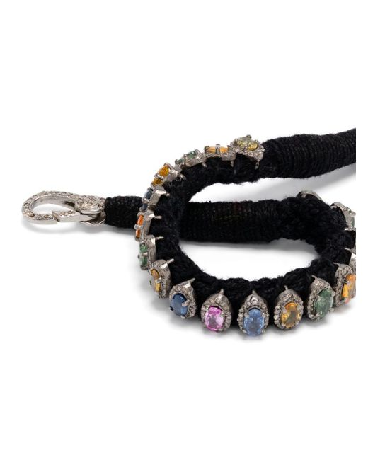 JIA JIA Metallic Rainbow Sapphire Statement Bracelet