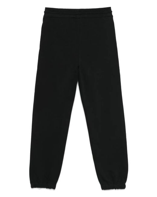 MSGM Black Cotton Track Pants