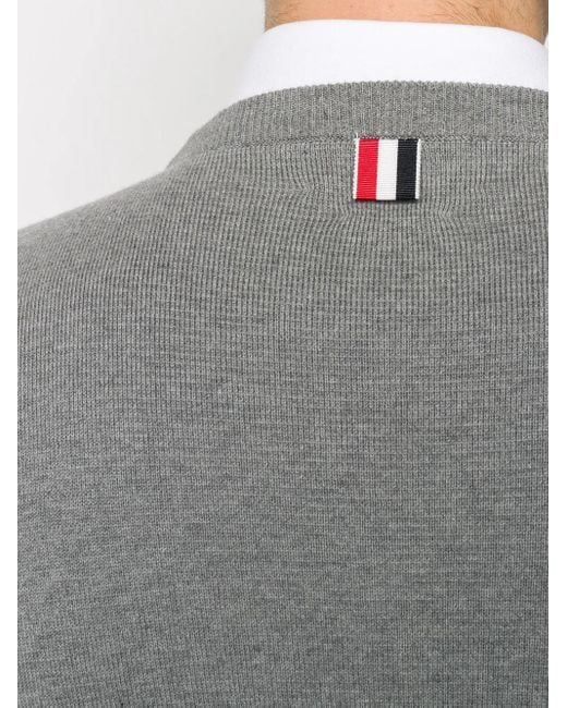 Pull classique Thom Browne pour homme en coloris Gray